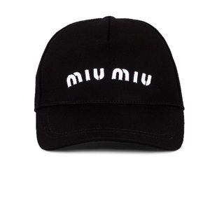 NWT Miu Miu Logo Baseball Cap